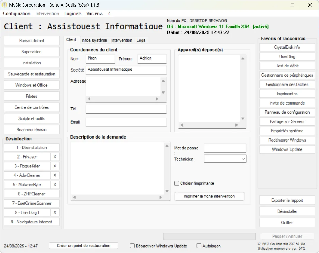 Boîte A Outils (BAO) Un logiciel pour tout dépanner