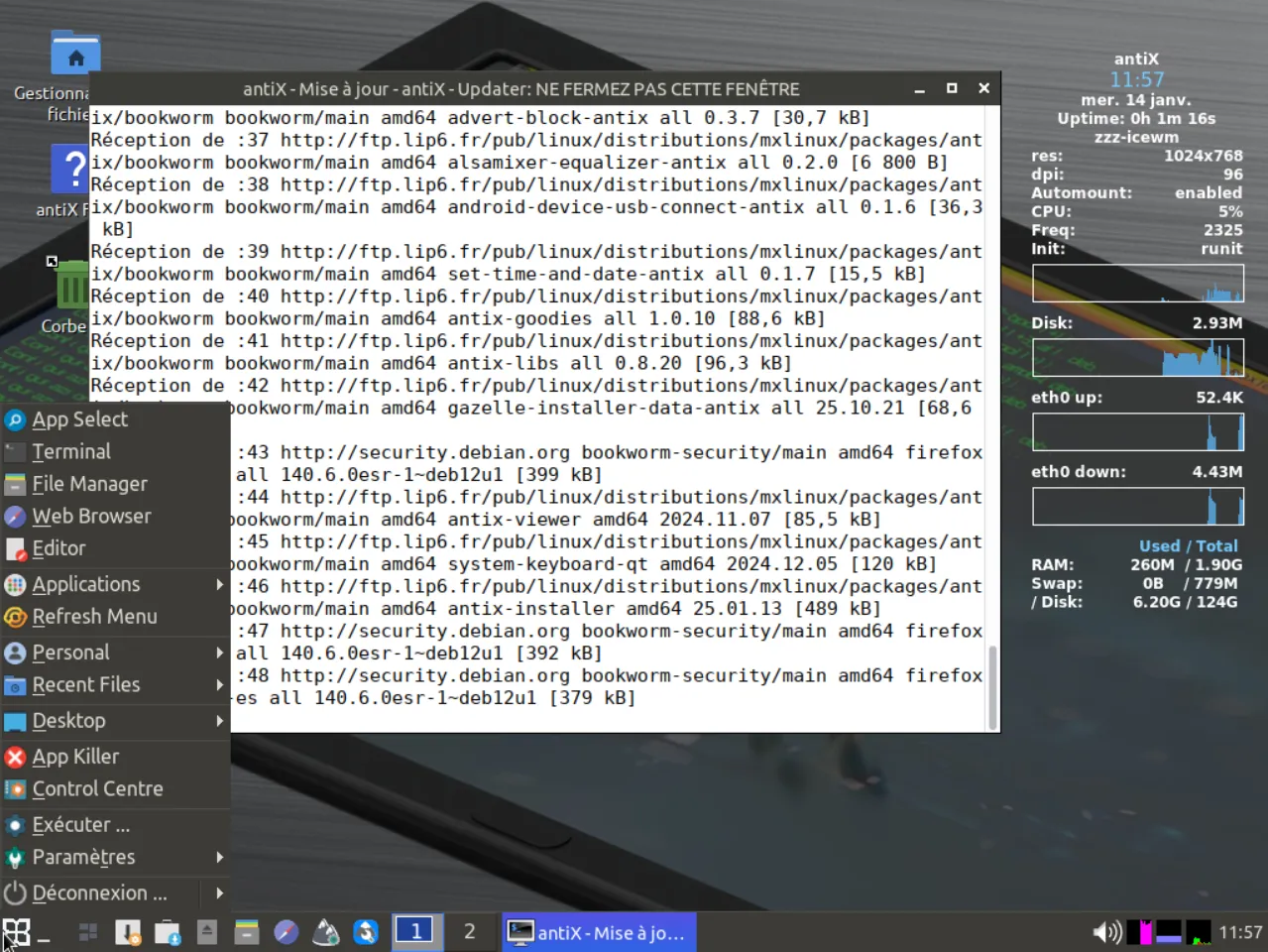 AntiX Linux, le système d’exploitation pour ressusciter un PC